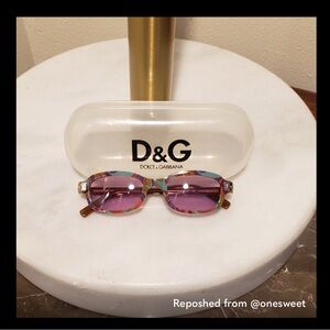 Dolce & Gabbana Sunglasses with Purple Accents